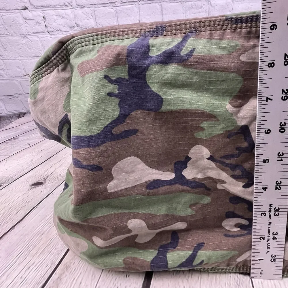 Ralph Lauren Denim & Supply Camo Canvas Military Tote Messenger Bag RipStop
